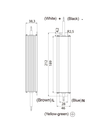 DRIVER TENSION CONSTANTE IP67 24VDC  100W (SPE100-24VPL)